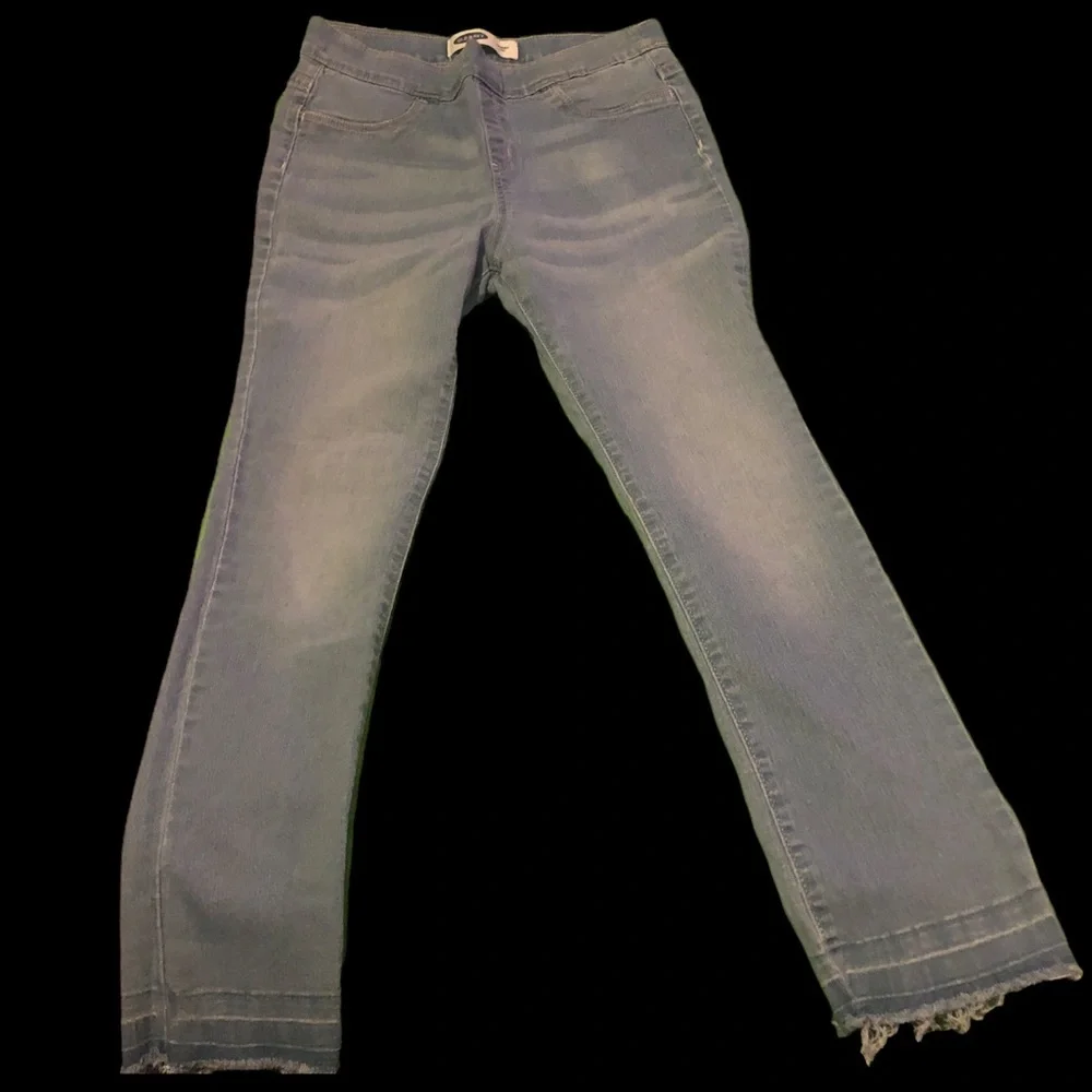 Old Navy Skinny Crop jeans XXL (16) never worn color is pic 5